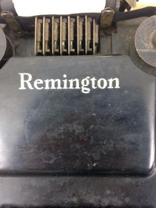 Antique Vtg Remington Rand Art Deco Hand Crank Adding Machine 5