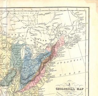 A Geological Map of the United States_1832_John Howard Hinton_History_Americana 4