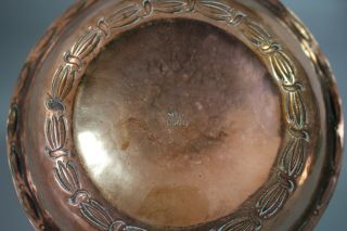 Antique DSCG Duchess of Sutherland Cripples Guild silver plate copper bowl 4