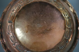 Antique DSCG Duchess of Sutherland Cripples Guild silver plate copper bowl 5