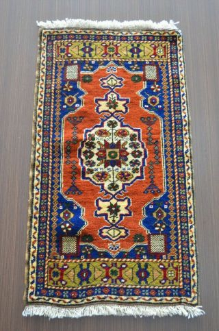 Turkish Handmade Rug Pad Carpet 22.  05x39.  37 " (85042 - 3)