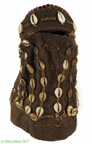 Kuba Ngaady a Mwaash Hooded Mask Beaded Congo Africa WAS $210.  00 5