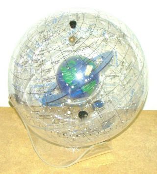 Vtg RARE Starship Earth II Celestial Globe Spherical Concepts Artline Astronomy 3
