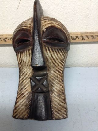 African Antique Songe/kifwebe Mask Wood Masks Carving Sculpture Congo