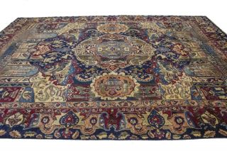 Pictorial Style Semi Antique Vintage 10X13 Persian Rug Oriental Décor Carpet 3