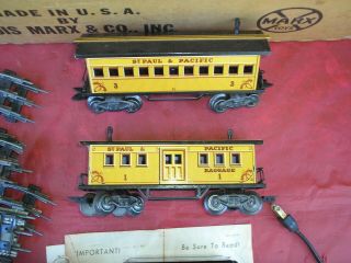 VINTAGE MARX WELLS FARGO TRAIN SET 10