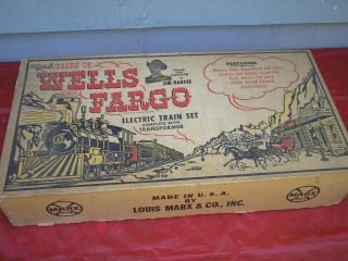 Vintage Marx Wells Fargo Train Set