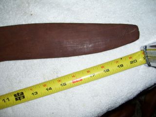 Antique Boomerang Hand Carved Great Collectable 4