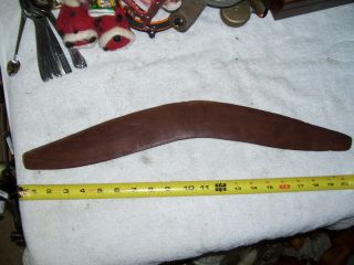 Antique Boomerang Hand Carved Great Collectable 6