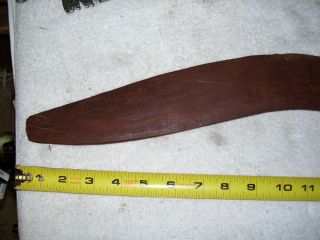 Antique Boomerang Hand Carved Great Collectable 7