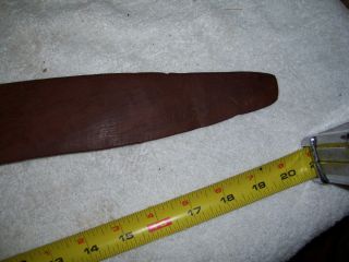 Antique Boomerang Hand Carved Great Collectable 9