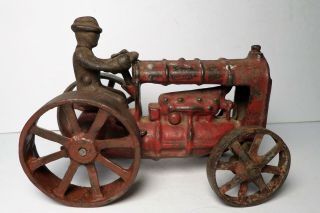 Arcade Red Fordson Tractor w/ Driver Farm Tractor 6 