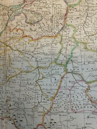 POLAND c.  1750 by JOHN SENEX 18e CENTURY VERY LARGE ANTIQUE ENGRAVED MAP 8