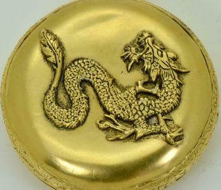 Qing Dynasty Chinese 18k gild Dragon case watch.  Erotic dial,  DIGITAL SECONDS 4