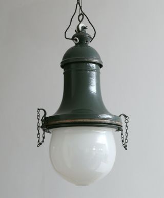 Very rare Industrial design pendant lamp,  AEG,  Kandem,  Bauhaus Peter Behrens 2