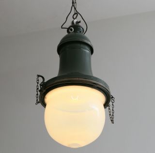 Very rare Industrial design pendant lamp,  AEG,  Kandem,  Bauhaus Peter Behrens 7
