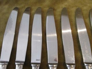 vintage french silverplate 12 dinner knives Christofle vendome pattern shells 5