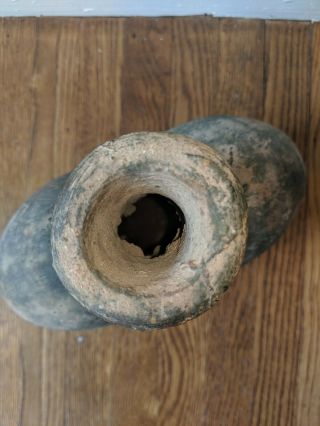 Taino Potiza Heart Shaped Vessel Pre Columbian Pottery Ceramic Vase Terracotta 12