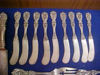 Francis I First 54 pc Flatware Set Reed & Barton Sterling Silver Service for 9 7