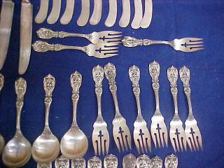 Francis I First 54 pc Flatware Set Reed & Barton Sterling Silver Service for 9 8