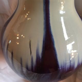 Antique Chinese Porcelain Vase Sang De Boeuf Flambe Glaze Oxblood Large 15 