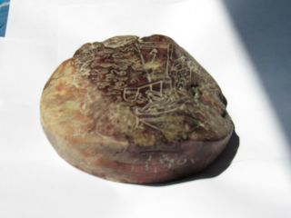 Ancient Pre - Columbian Ojuelos de Jalisco Stone Alien Disk Artifact 2