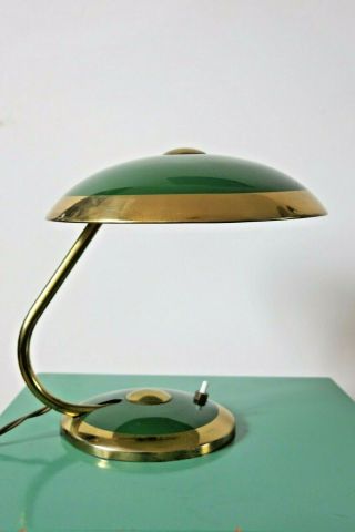 Vintage Art Deco Mid Century Bauhaus Desk/table Lamp By Helo Leuchten