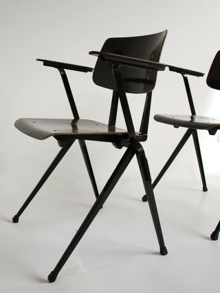 2x Galvanitas S17 vintage design chairs - Jean Prouvé,  Wim Rietveld 2