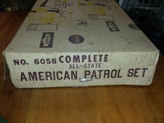 Marx Sears All State American Patrol Play Set Box 6058 3