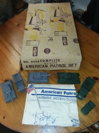 Marx Sears All State American Patrol Play Set Box 6058 4