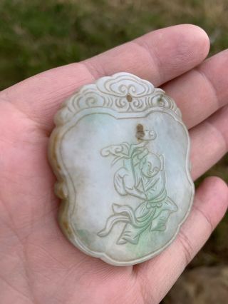 chinese antique Green jade Qing China Asian 2