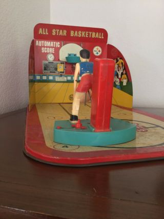 1950’s Marx O’ Matic Tin Basketball Game