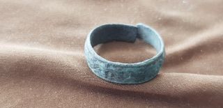 Stunning very Rare Roman bronze finger ring, .  L35k 5