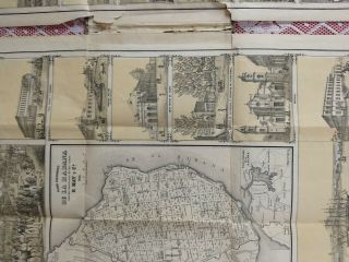 Antique Mapa de la isla De cuba Y plano de la habana 1853 10