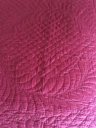 Large Vintage Hand Stitched Durham Quilt 7