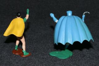 Batman 1966 Ideal Playset BATMAN & Robin Painted JLA Figure Bruce Dick 2