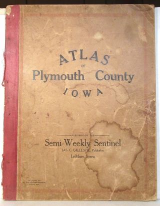 1914 Atlas Of Plymouth County,  Iowa