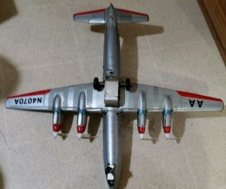 Vintage Tin Cragstan AMERICAN Airlines JET PLANE Japan Battery Toy Airplane 9