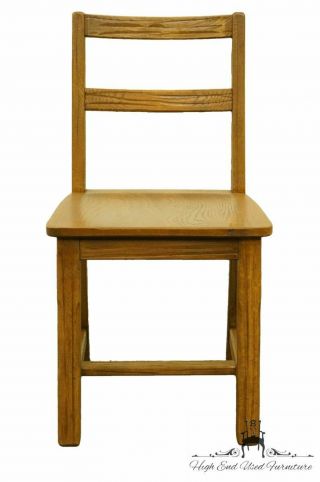 Brandt Furniture Ranch Oak Rustic Country Style Desk / Accent Chair