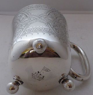 Walker & Hall 1902 Hallmarked Solid Silver Christening Mug Tankard 146.  6g 6