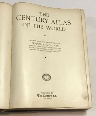 1902 Century Atlas Of The World Incl.  All US State & Indian Territory,  118 Maps 5