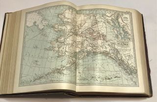1902 Century Atlas Of The World Incl.  All US State & Indian Territory,  118 Maps 9