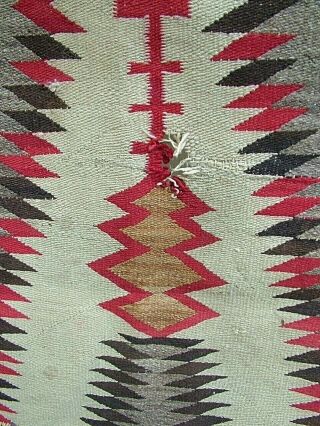 ANTIQUE NAVAJO RUG,  58 