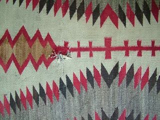 ANTIQUE NAVAJO RUG,  58 