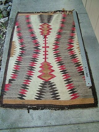 ANTIQUE NAVAJO RUG,  58 