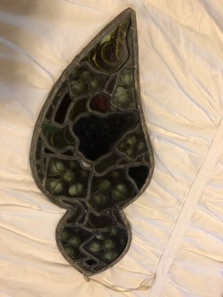 Vintage Stained Glass Window Piece