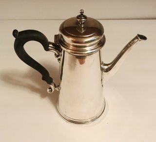 GRAFF WASHBOURN DUNN STERLING SILVER COFFEE POT 21oz GEORGIAN STYLE 3