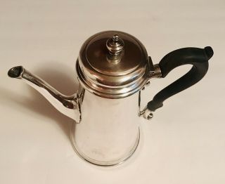 GRAFF WASHBOURN DUNN STERLING SILVER COFFEE POT 21oz GEORGIAN STYLE 5