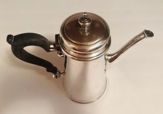 GRAFF WASHBOURN DUNN STERLING SILVER COFFEE POT 21oz GEORGIAN STYLE 6