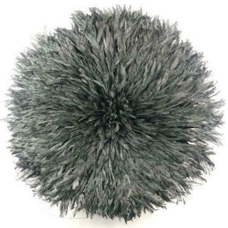 Gray Juju Hat 30″ Xl Feathers Wall Decor